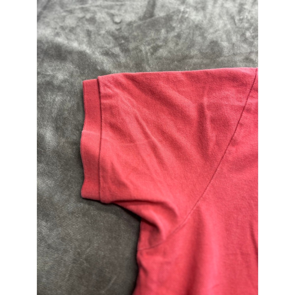 Polo Ralph Lauren Mens XL Red Short Sleeve Pique Cotton Polo Shirt‎ Green Pony - Picture 2 of 6